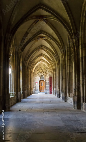 Corridor of the Pandhof Domkerk in Utrecht