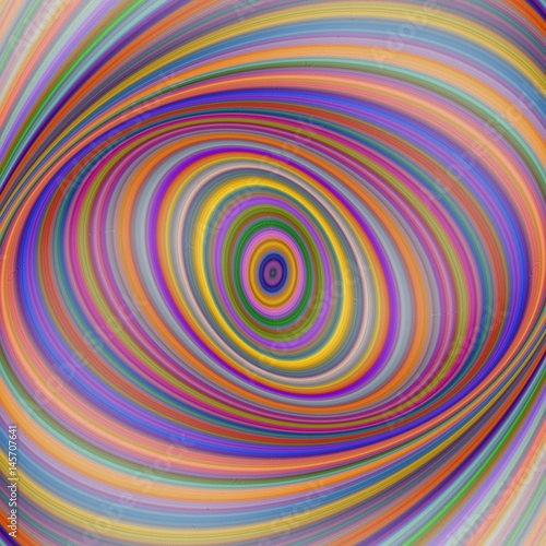 Multicolored ellipse fractal art background