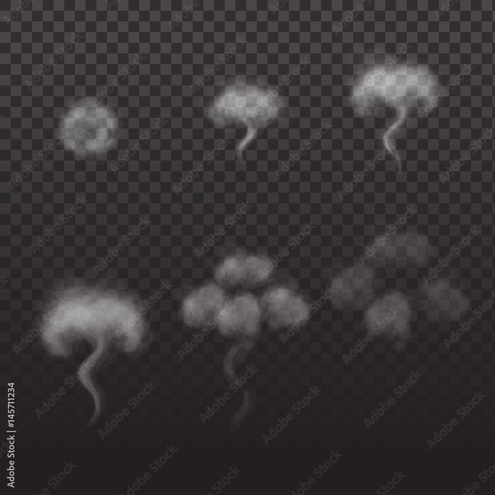 Smoke transparent animation. Sprite sheet for game or cartoon Векторный  объект Stock | Adobe Stock