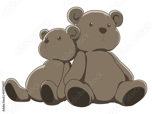 Pair of teddy bears