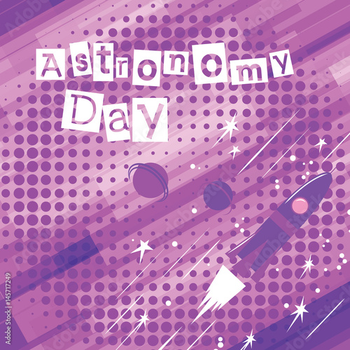 Astronomy day Greeting card