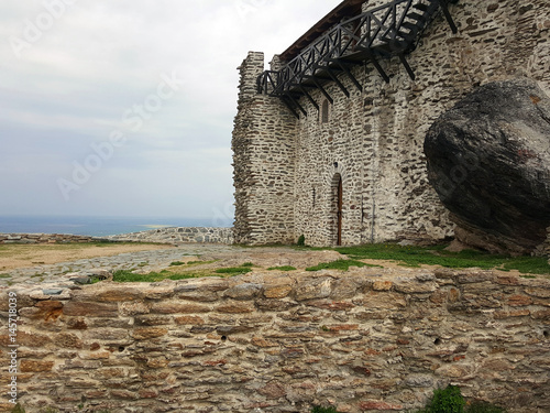 Old fortress on hill detail Vrsac Serbia Europe photo