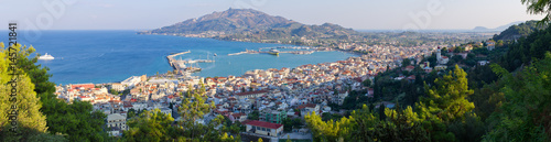 Zakynthos town from above, Greece
