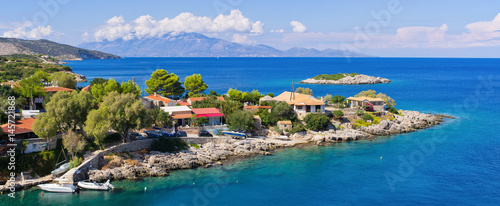 Mikro Nisi village on Zakynthos island, Greece