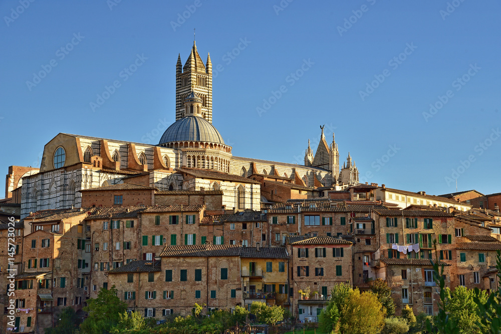 Altstadt von Siena mit Dom