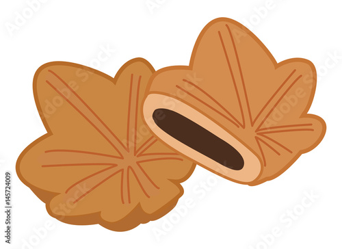 もみじ饅頭のイラスト