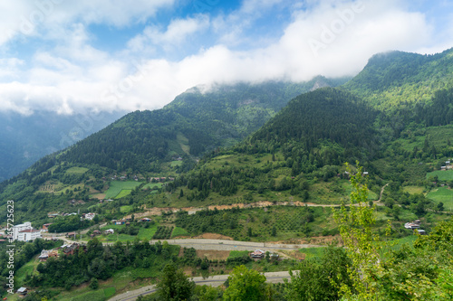 Macahel Valley in Eastern Black Sea, Artvin, Turkey.