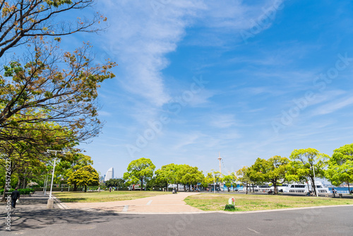 横浜 山下公園 おまつり広場