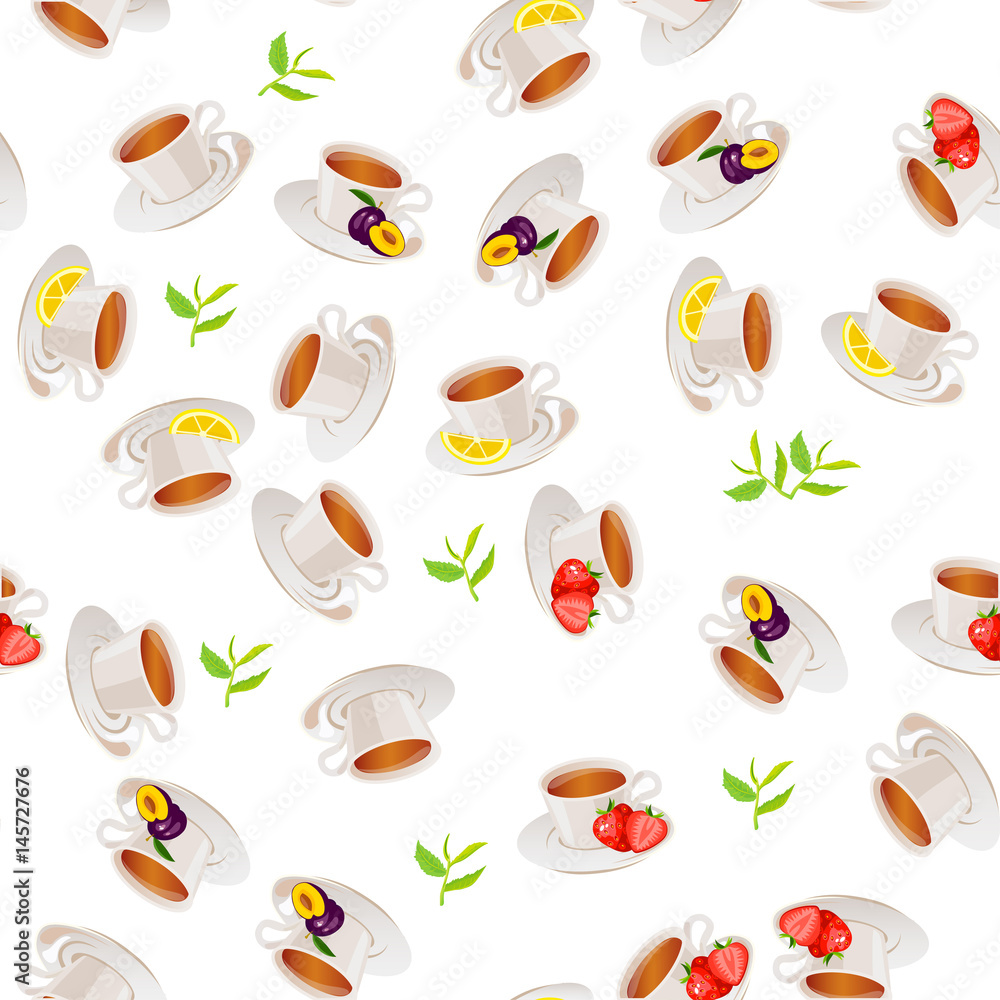illustration of tea cup illustration of tea cup