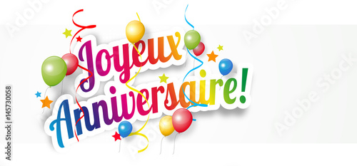 Joyeux anniversaire !