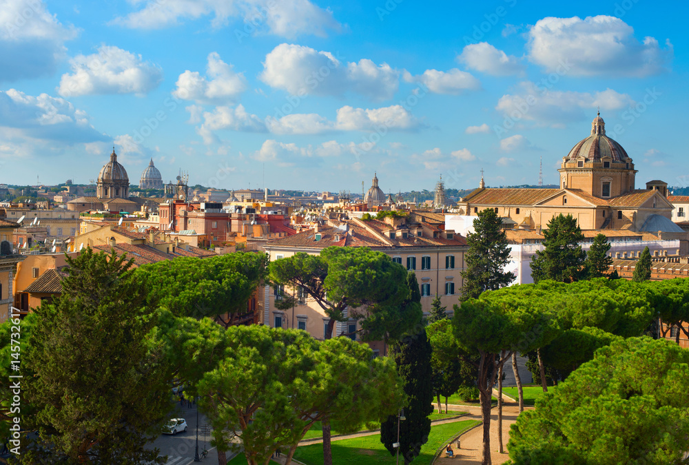 Rome skyline, Italy