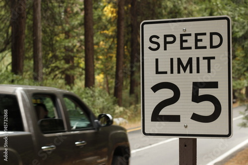 speed limit forest © Erik