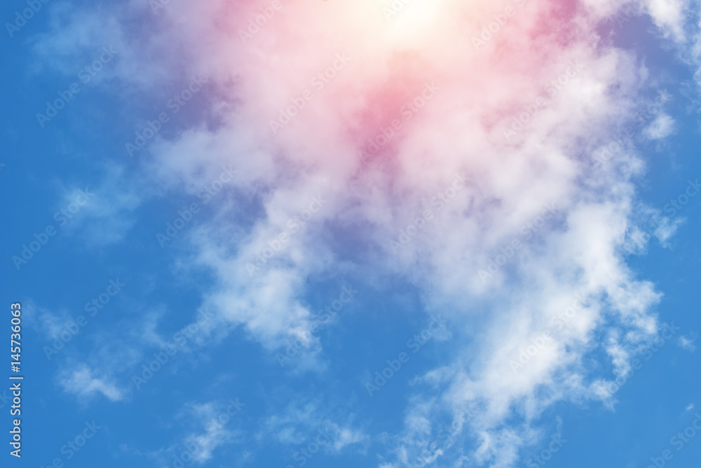 sun and cloud background with a pastel colored
sun and cloud background with a pastel colored