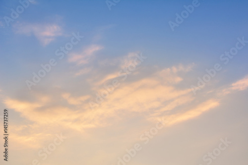 Sky cloud and sunlight background © sawitreelyaon