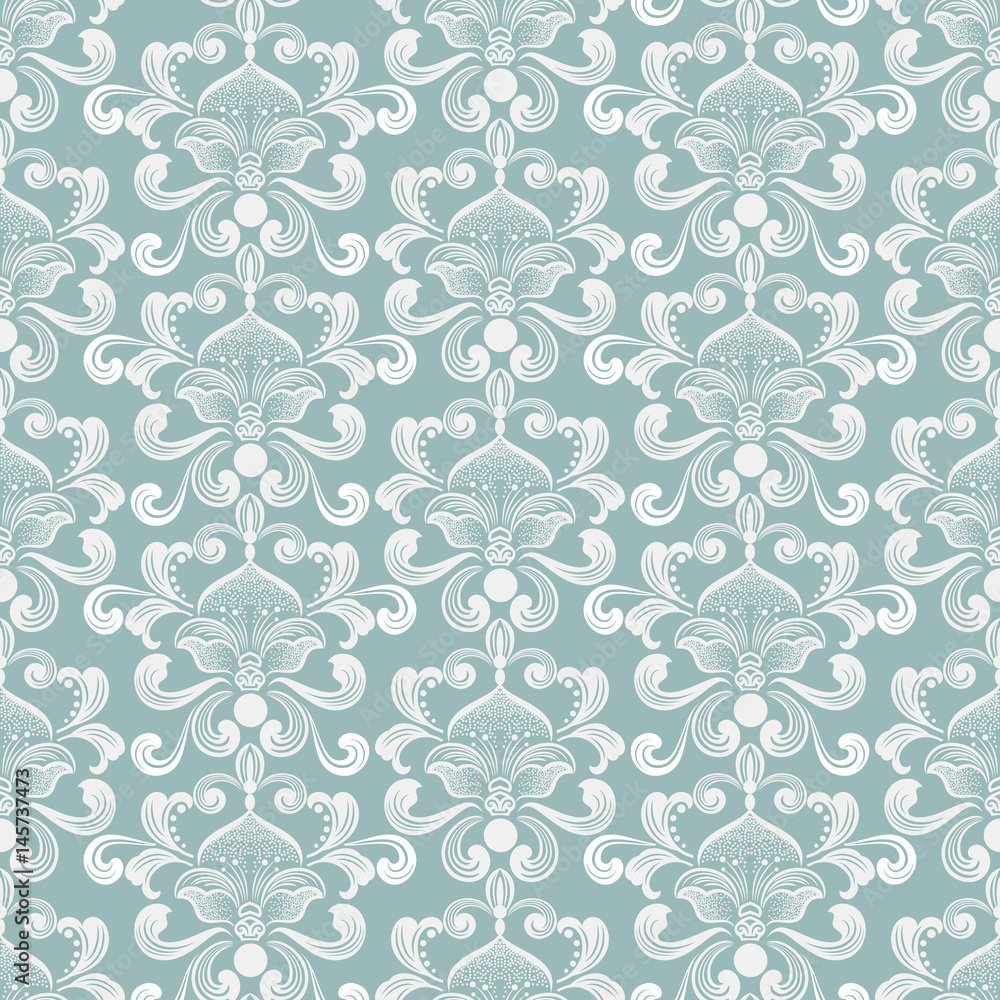 Seamless floral wallpaper pattern