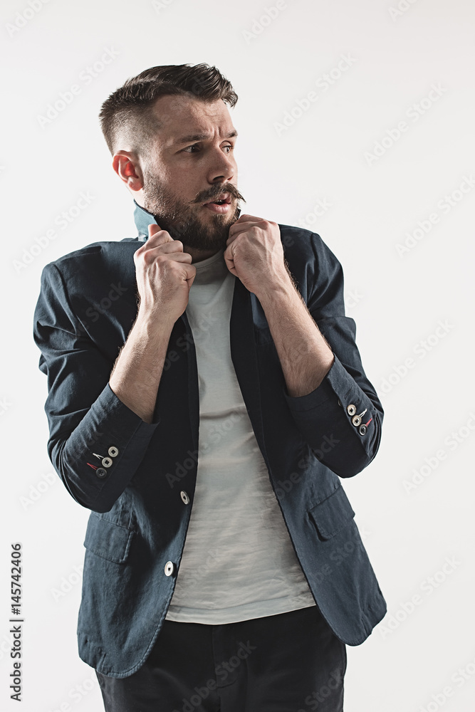 Portrait of stylish handsome young man Portrait of stylish handsome young man