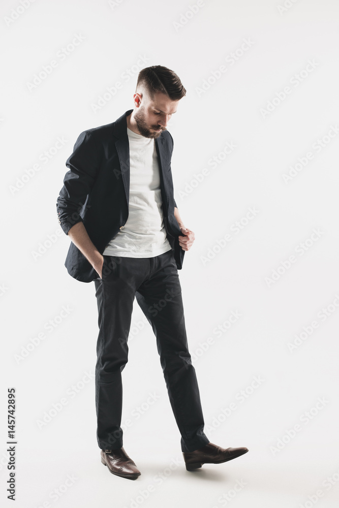 Portrait of stylish handsome young man Portrait of stylish handsome young man