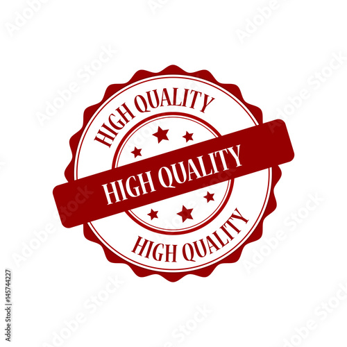 High quality red stamp illustration