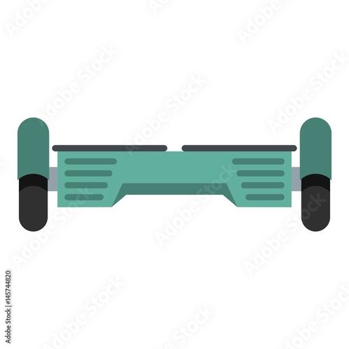 Hover board gyro pod icon isolated