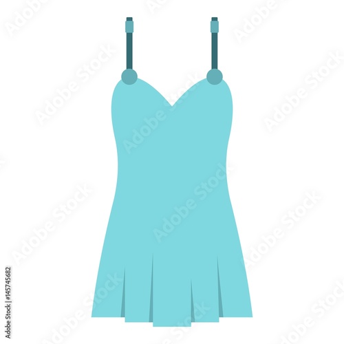 Blue nightie icon isolated