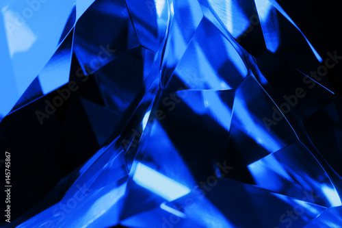 blue crystal background © Anna Khomulo