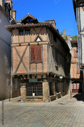 Maison à colombage à Saint-Céré.(Lot) photo