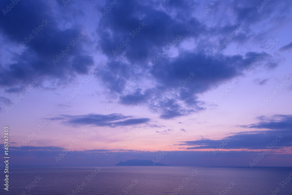 鹿児島 屋久島の夕景 鹿児島 屋久島の夕景