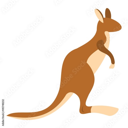 Kangaroo icon isolated