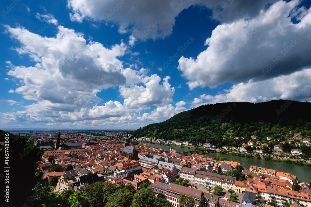 Wolken über Heidelberg