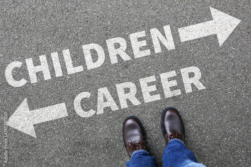Children child kids career success job work business concept