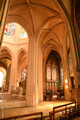 Vo  tes gothiques du choeur de l   glise Saint-Gervais    Paris  France