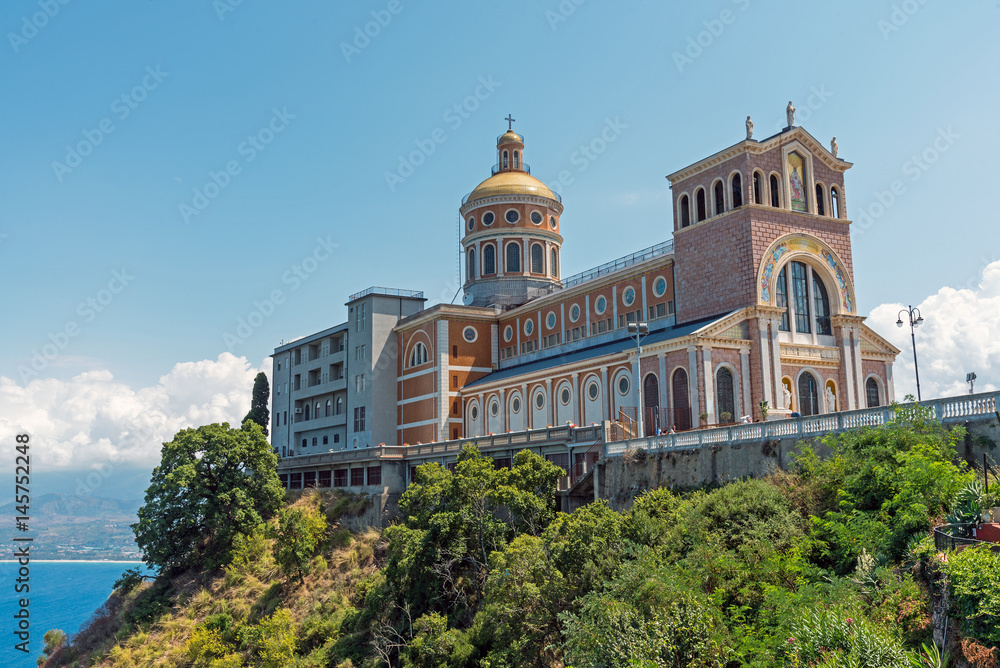 The pilgrimage Sanctuary of Tindari in Sicily, Italy