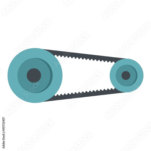 Mechanic belt icon isolated