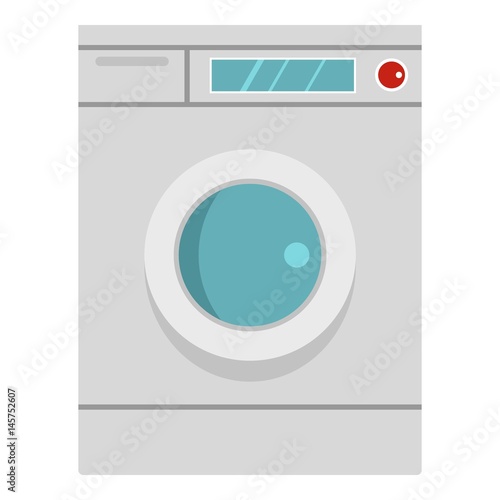 Washing machine icon isolated