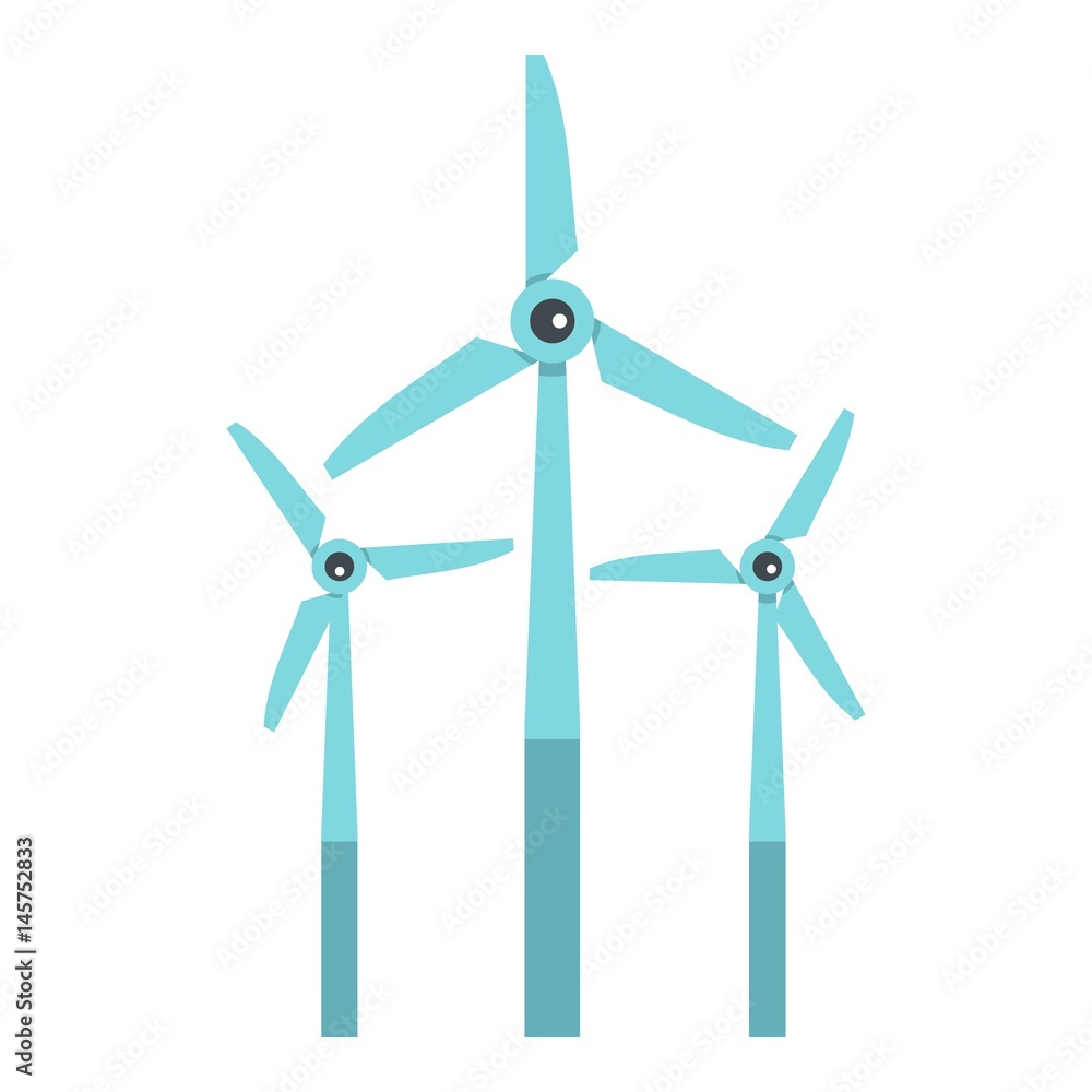 Windmill icon isolated Windmill icon isolated