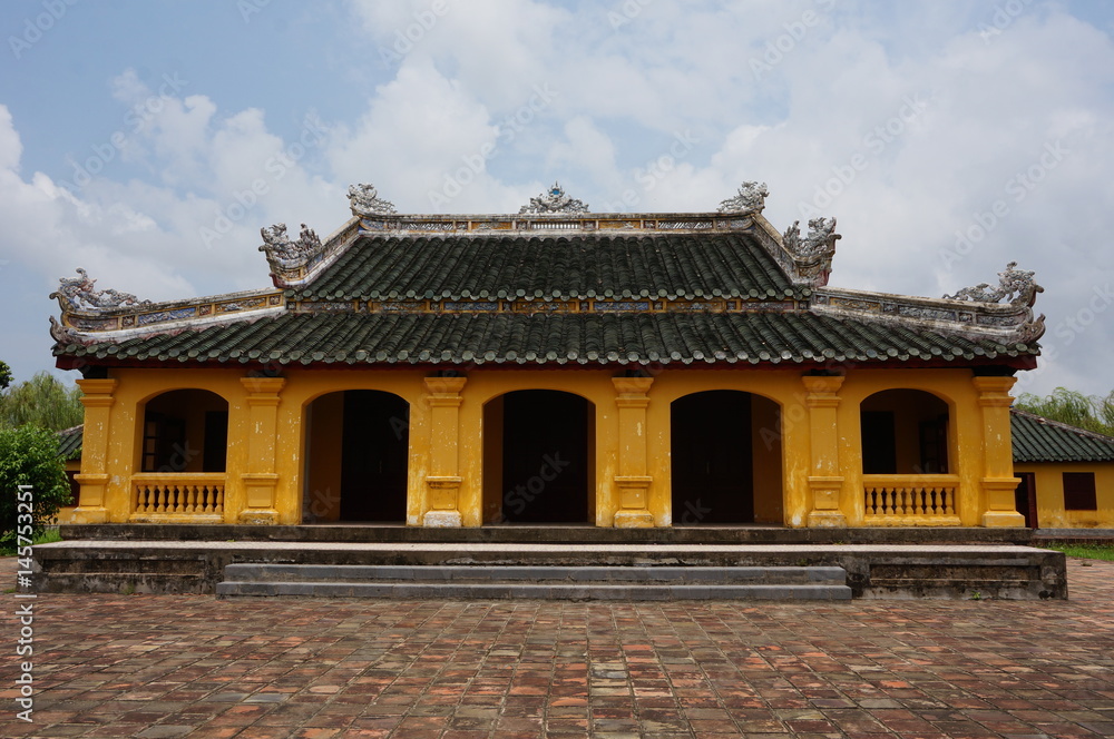 Templs inside Hue citadel, Vietnam