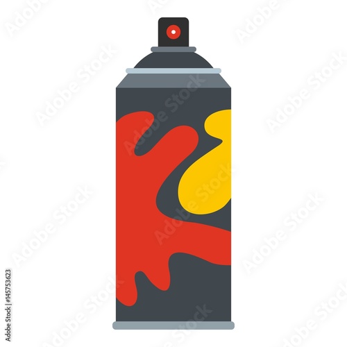 Colored spray icon isolated