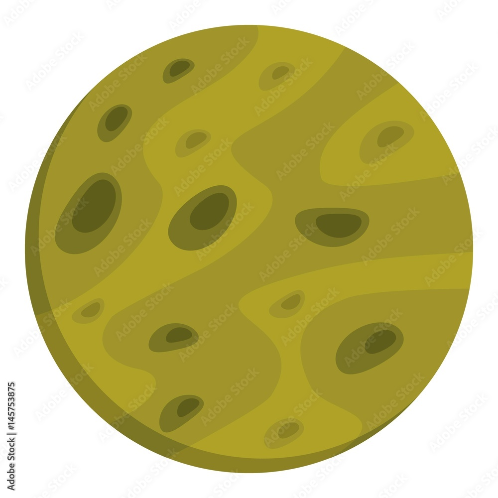Moon icon isolated Moon icon isolated