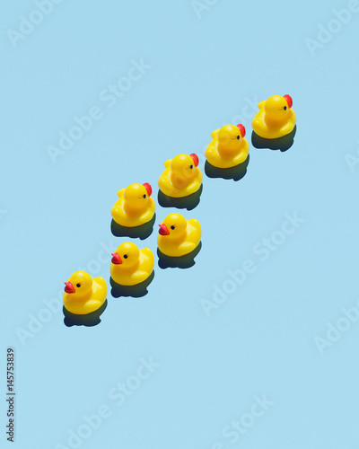 Yellow rubber ducks