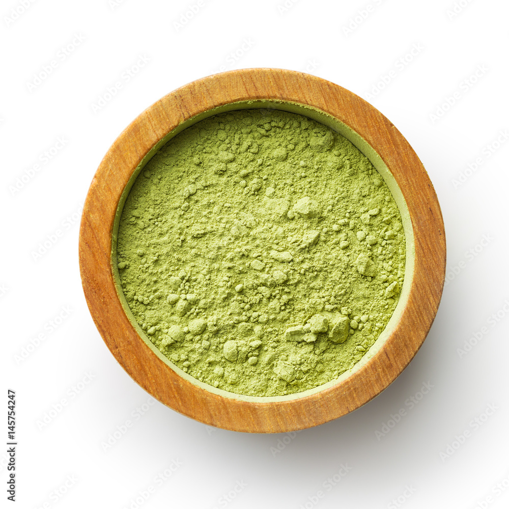 Green matcha tea powder. Green matcha tea powder.