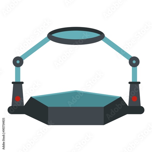 Table magnify icon isolated