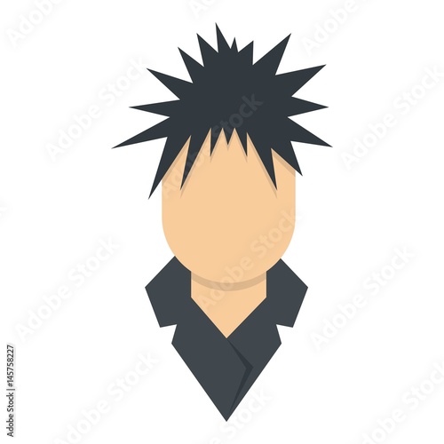 Singer icon isolated