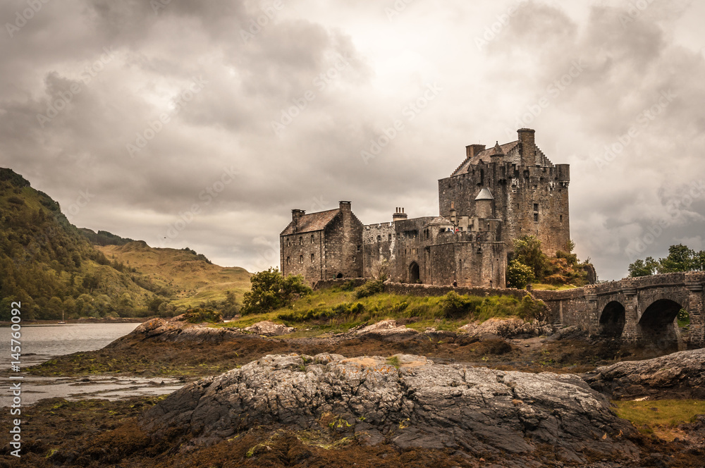 Burg Eilean Donan Castle in den Highlands, Schottland
