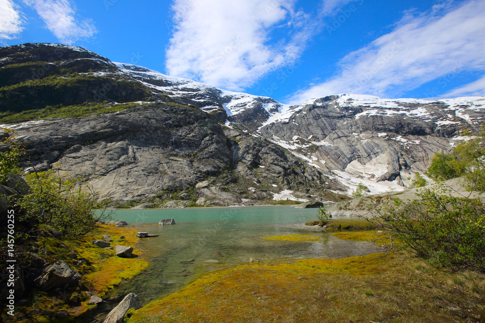 Naklejka premium Nigardsbreen glacier, Norway