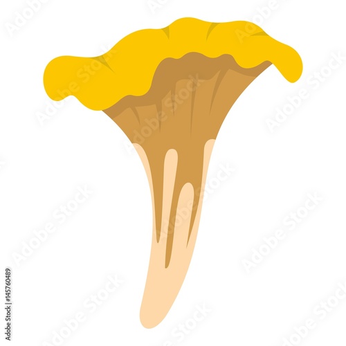 Chanterelle icon isolated