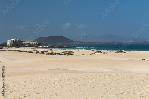 Corralejo Dunes in Fuerteventura  Spain