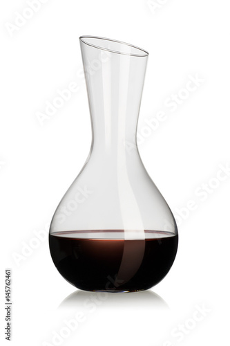 Decanter with wine