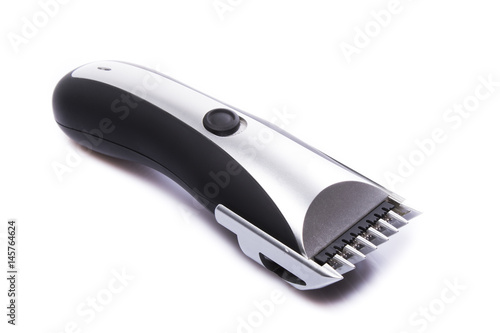 cordless machine for a hairstyle on a white background