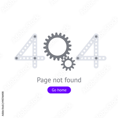 Error 404 page not found.
