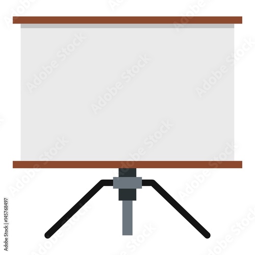 Presentation screen icon isolated